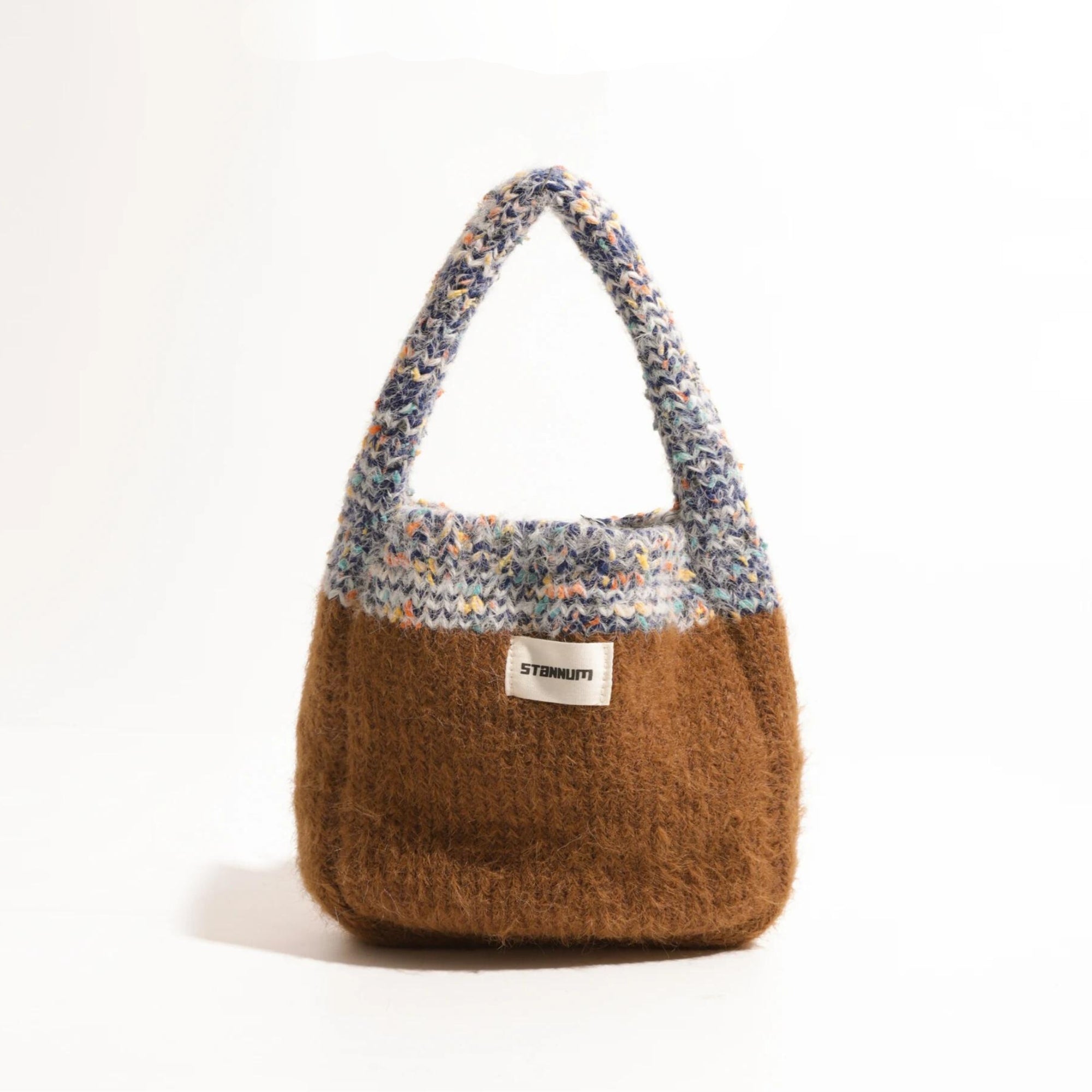 Multicolor Knitted Bucket Bag - KAYSMAR