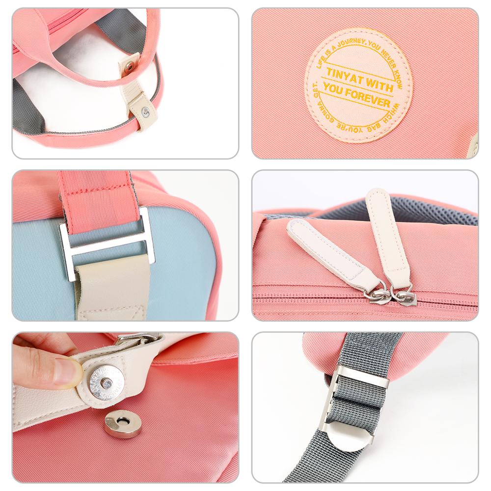 Multicolor Pastel School Backpack - KAYSMAR