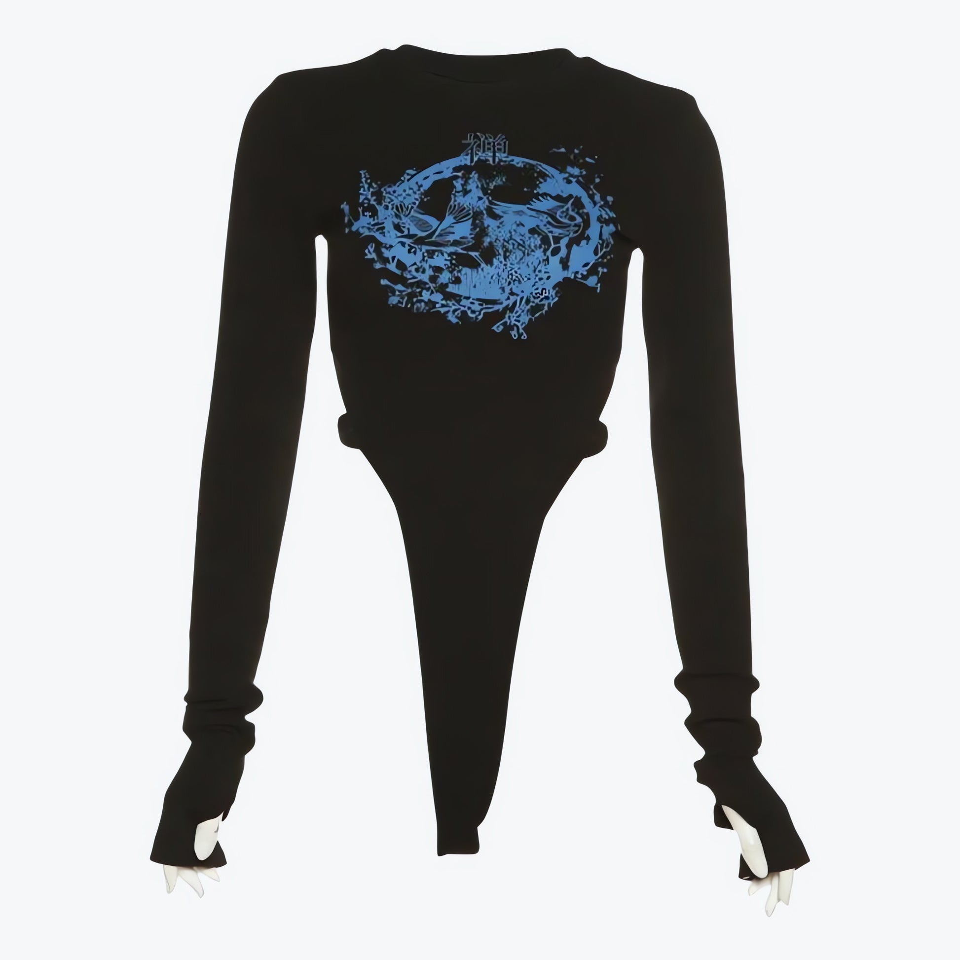 Mythology Figure Printed Bodysuit - KAYSMAR