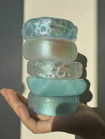 Ocean Chunky Resin Bracelet - KAYSMAR