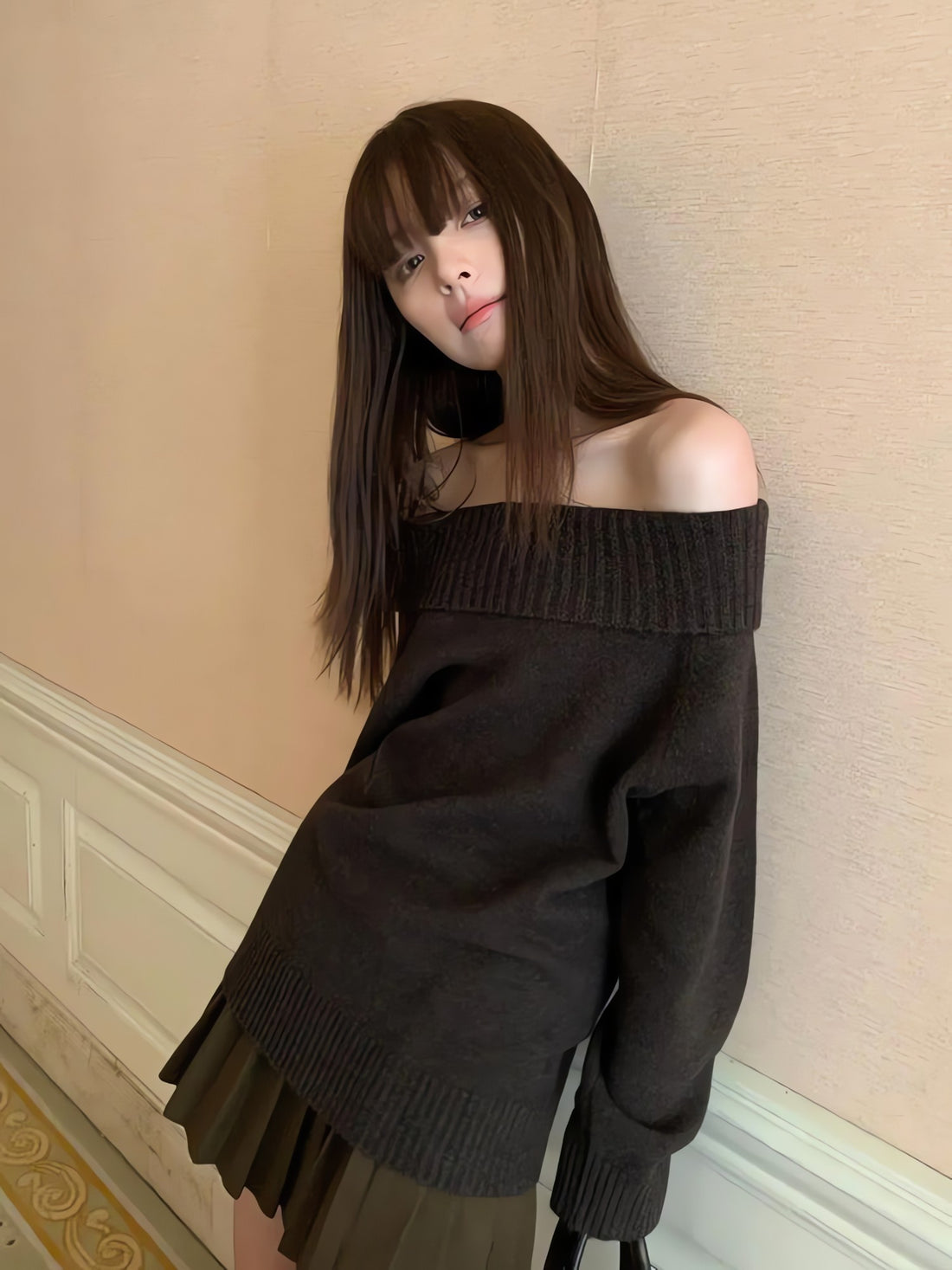 Off Shoulder Sweater - KAYSMAR