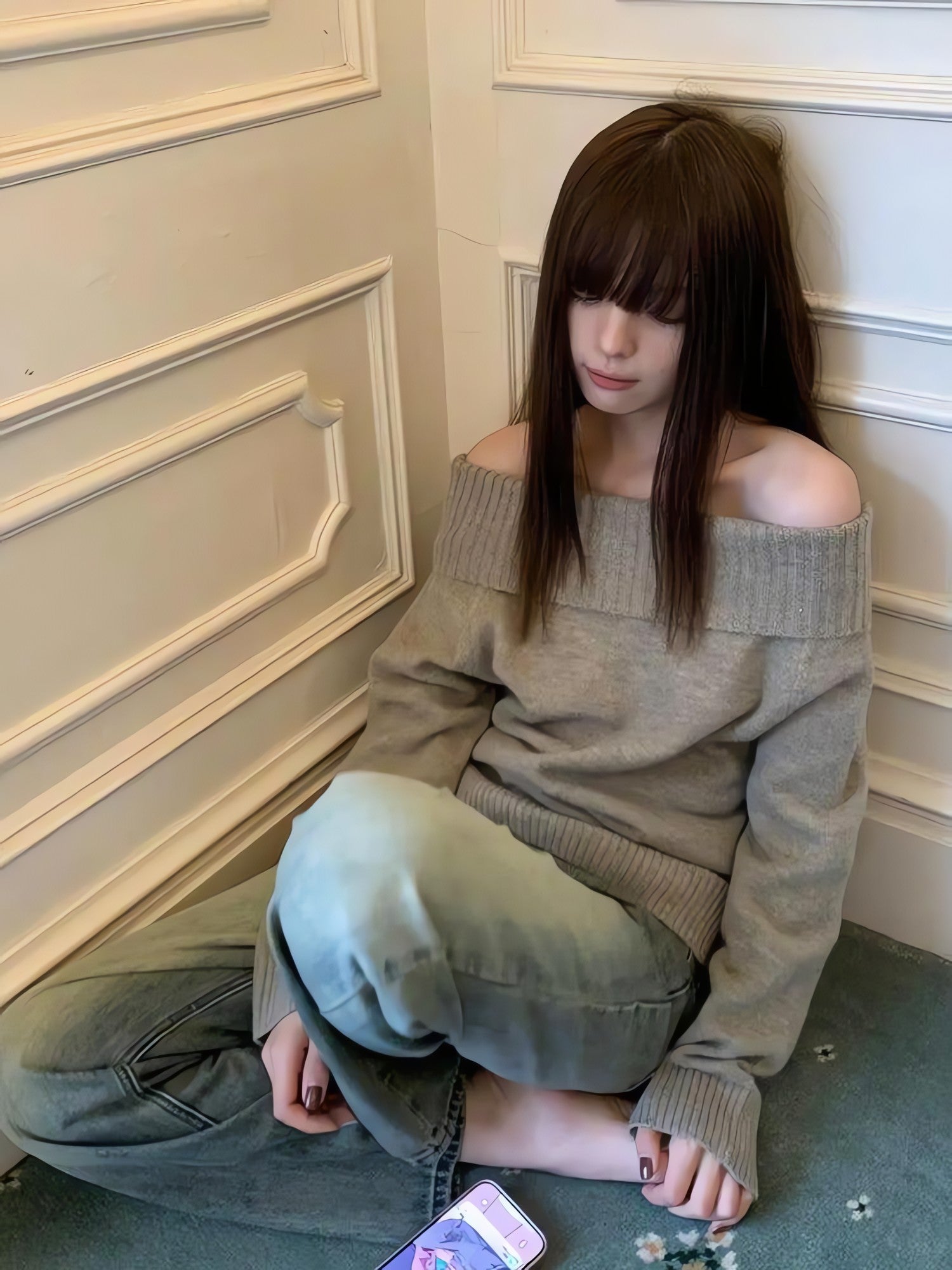Off Shoulder Sweater - KAYSMAR
