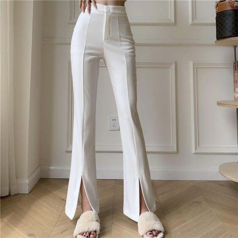 Old Money Hem Split Pants - KAYSMAR