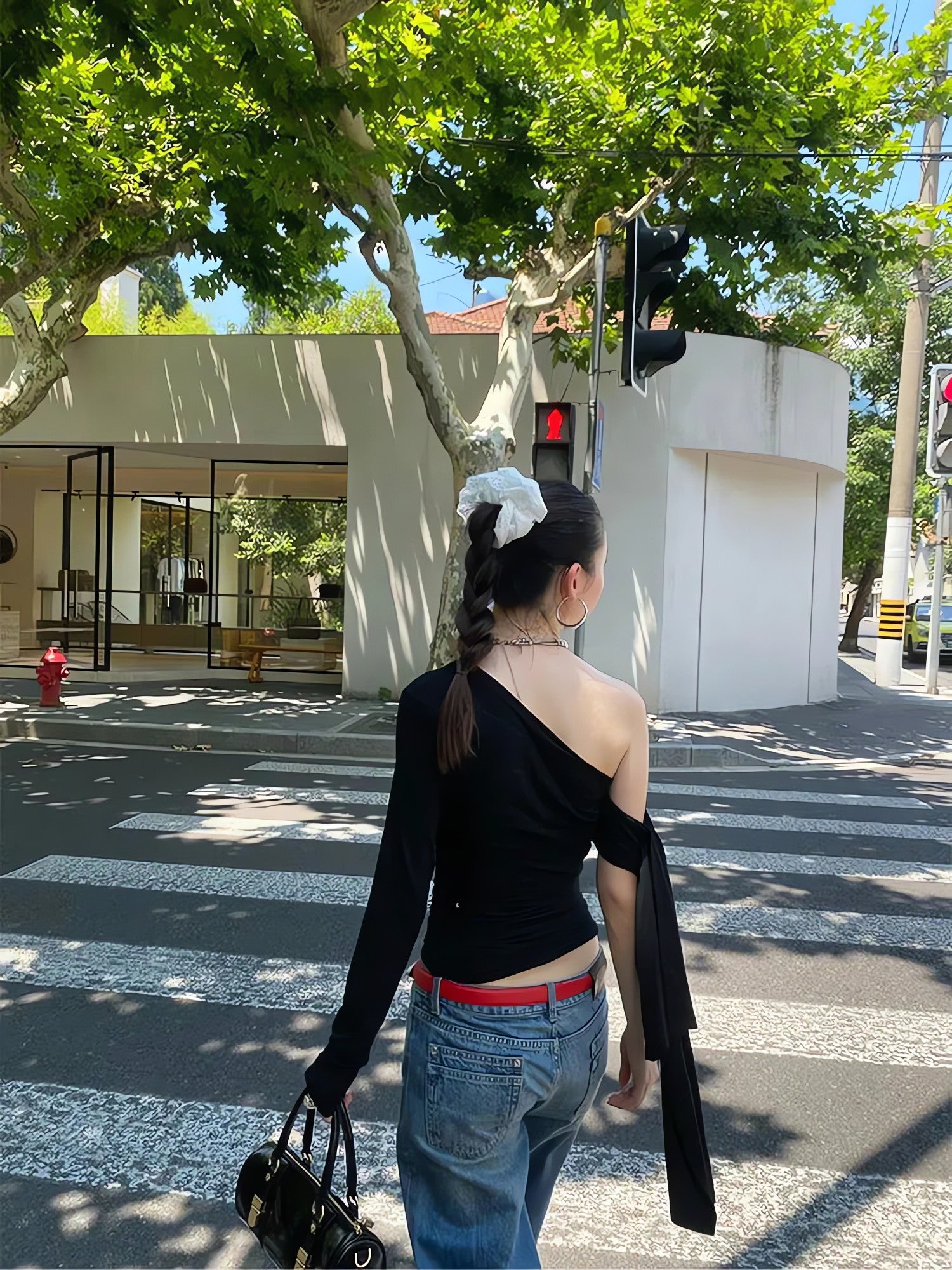 One Shoulder Basic Top - KAYSMAR