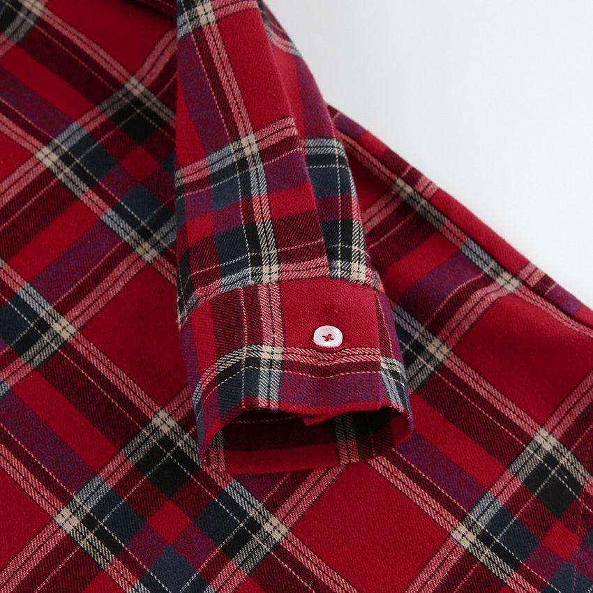 Oversized Plaid Shirt - KAYSMAR