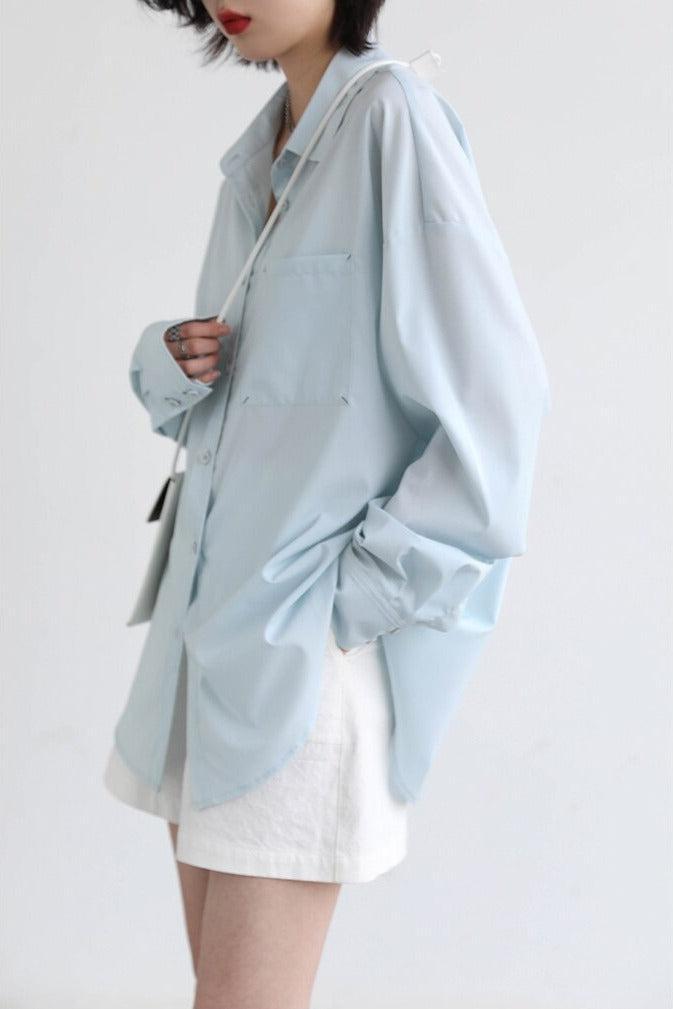 Oversized Poplin Shirt - KAYSMAR