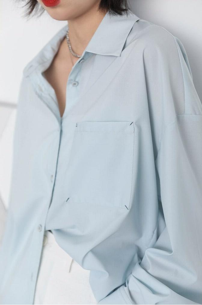 Oversized Poplin Shirt - KAYSMAR
