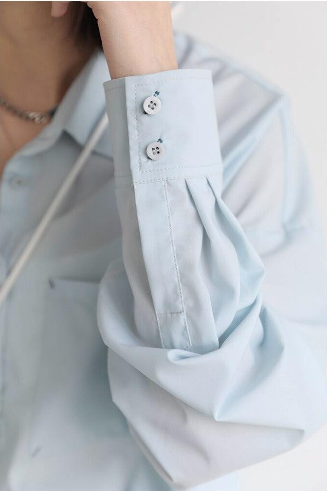 Oversized Poplin Shirt - KAYSMAR