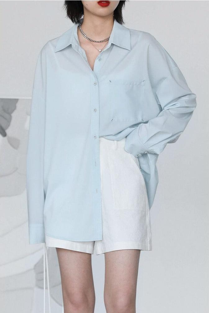 Oversized Poplin Shirt - KAYSMAR
