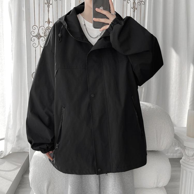 Oversized Windbreaker Hooded Jacket - KAYSMAR
