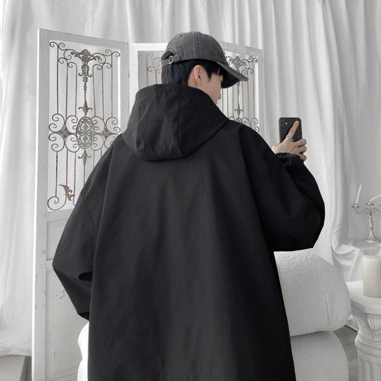 Oversized Windbreaker Hooded Jacket - KAYSMAR