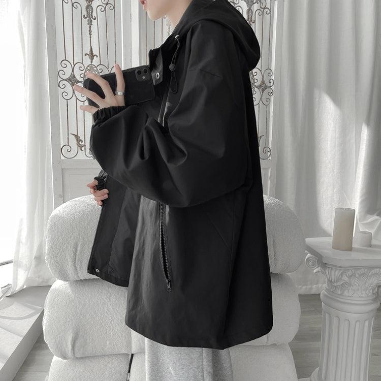 Oversized Windbreaker Hooded Jacket - KAYSMAR