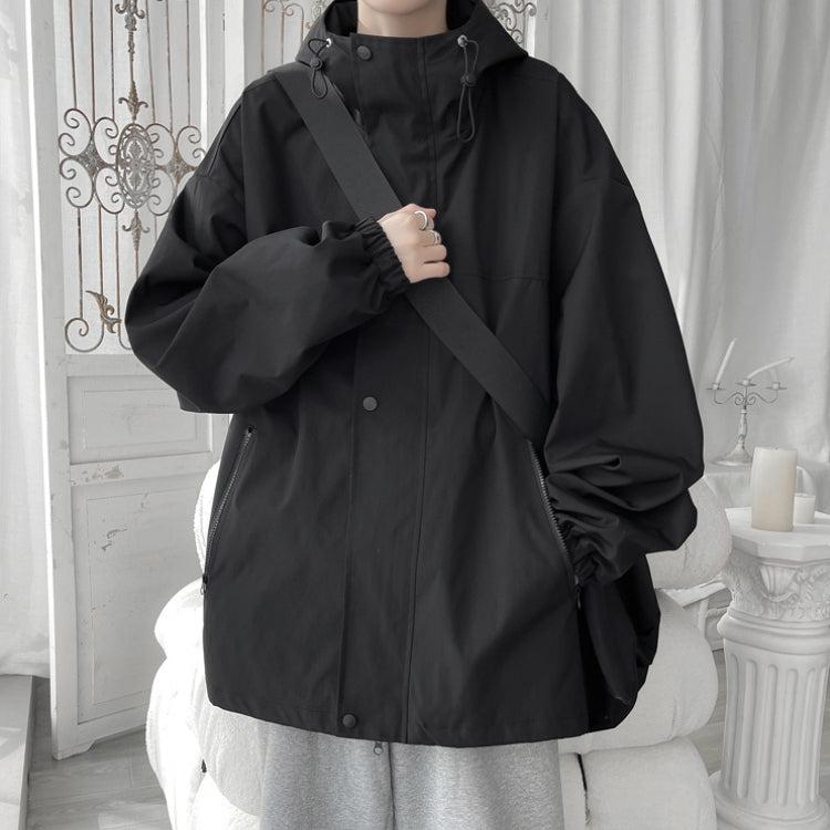 Oversized Windbreaker Hooded Jacket - KAYSMAR