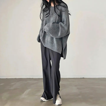 Oversized Knit Sweater - KAYSMAR