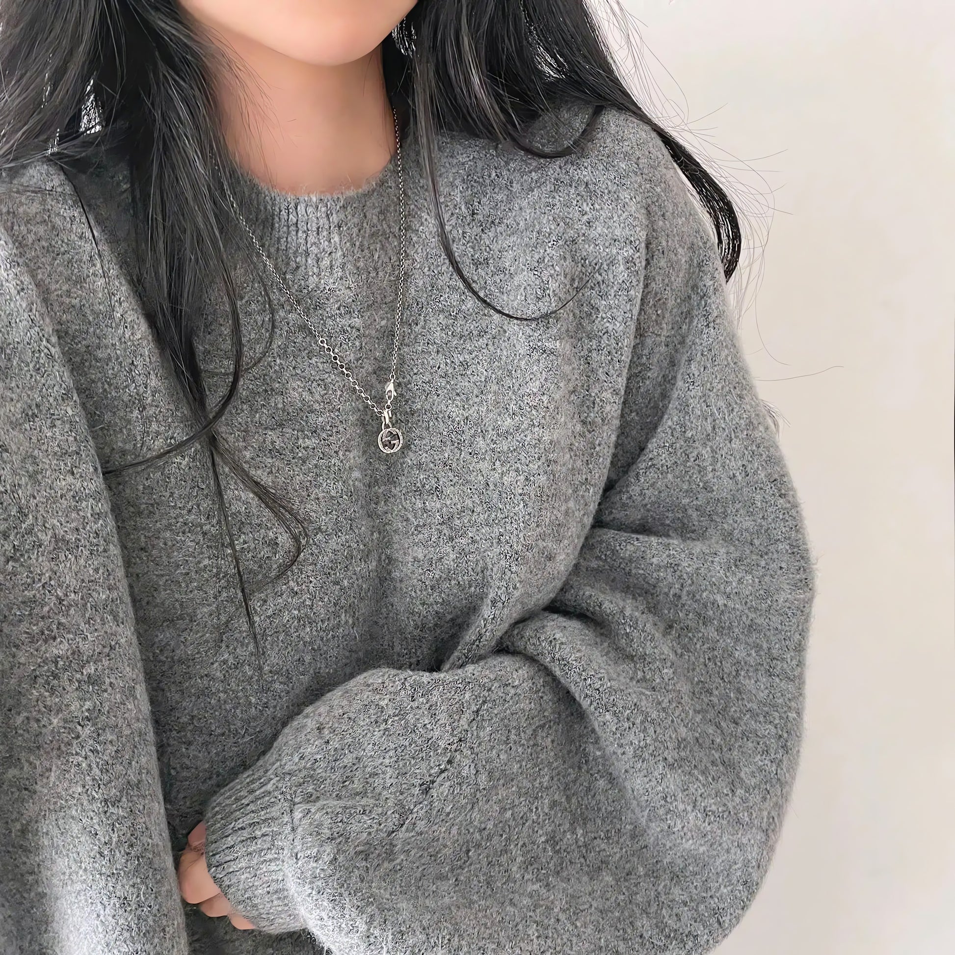Oversized Knit Sweater - KAYSMAR