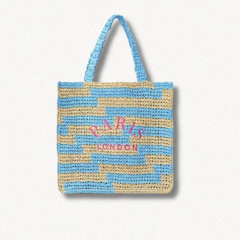Paris Straw Beach Bag - KAYSMAR