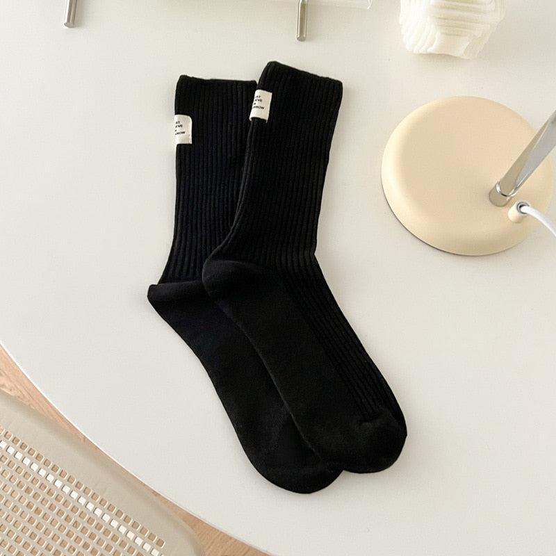 Pastel Colors Mid Cut Socks - KAYSMAR