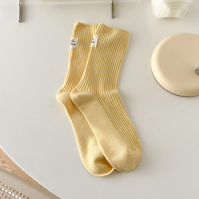 Pastel Colors Mid Cut Socks - KAYSMAR