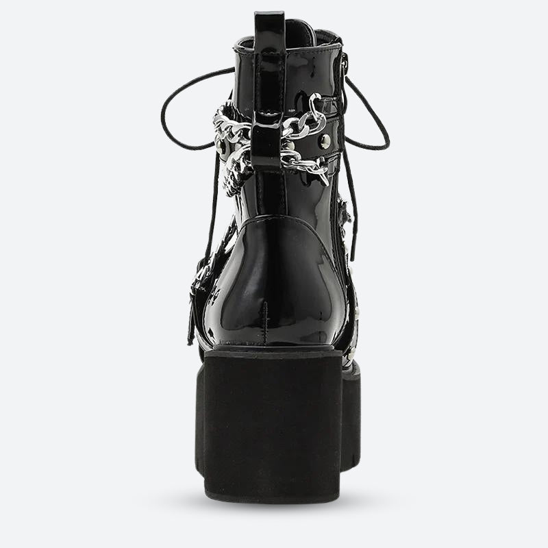 Patent Leather Boots - KAYSMAR