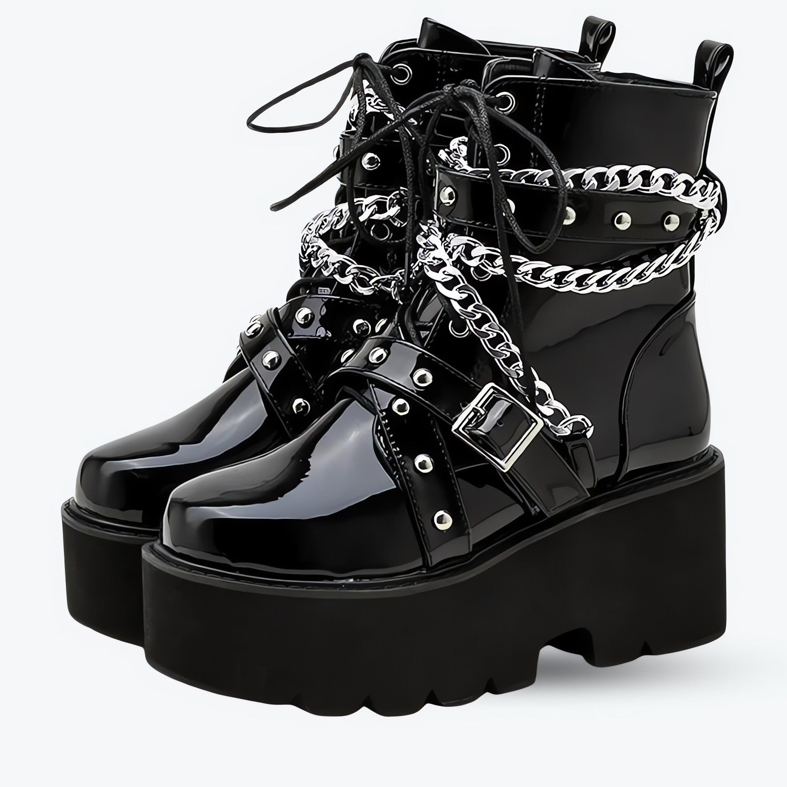 Patent Leather Boots - KAYSMAR