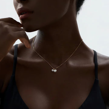 Pearl & Diamond Necklace - KAYSMAR