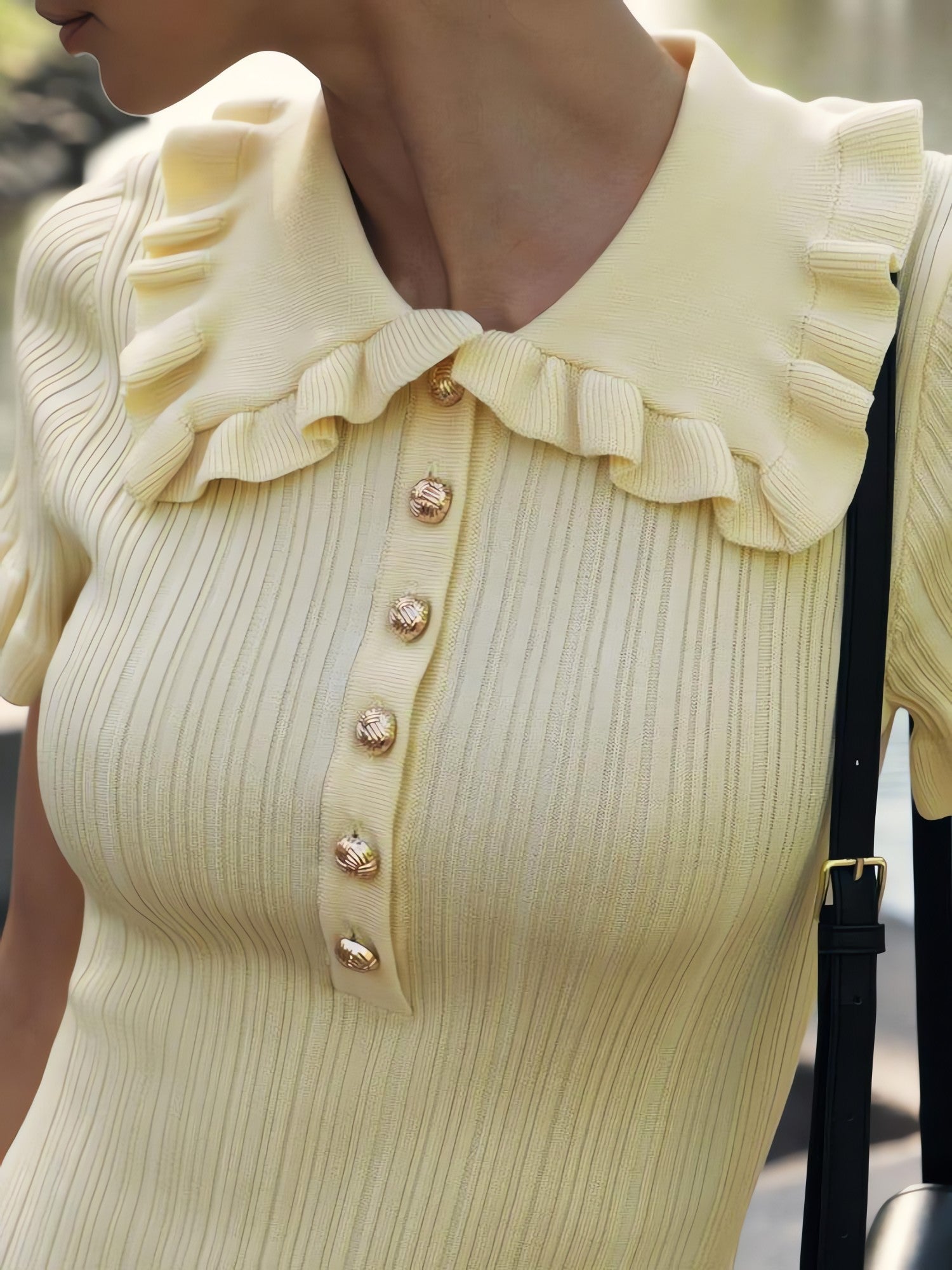 Peter Pan Collar Mini Dress - KAYSMAR