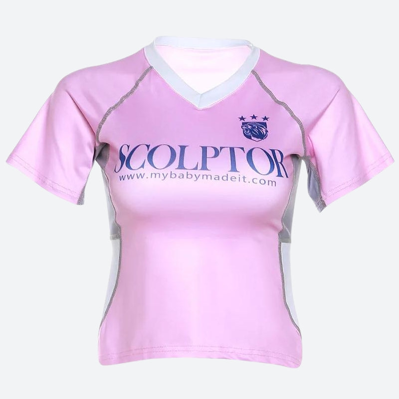 Pink Jersey Top - KAYSMAR