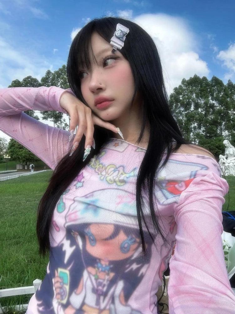 Pink Mesh Top - KAYSMAR