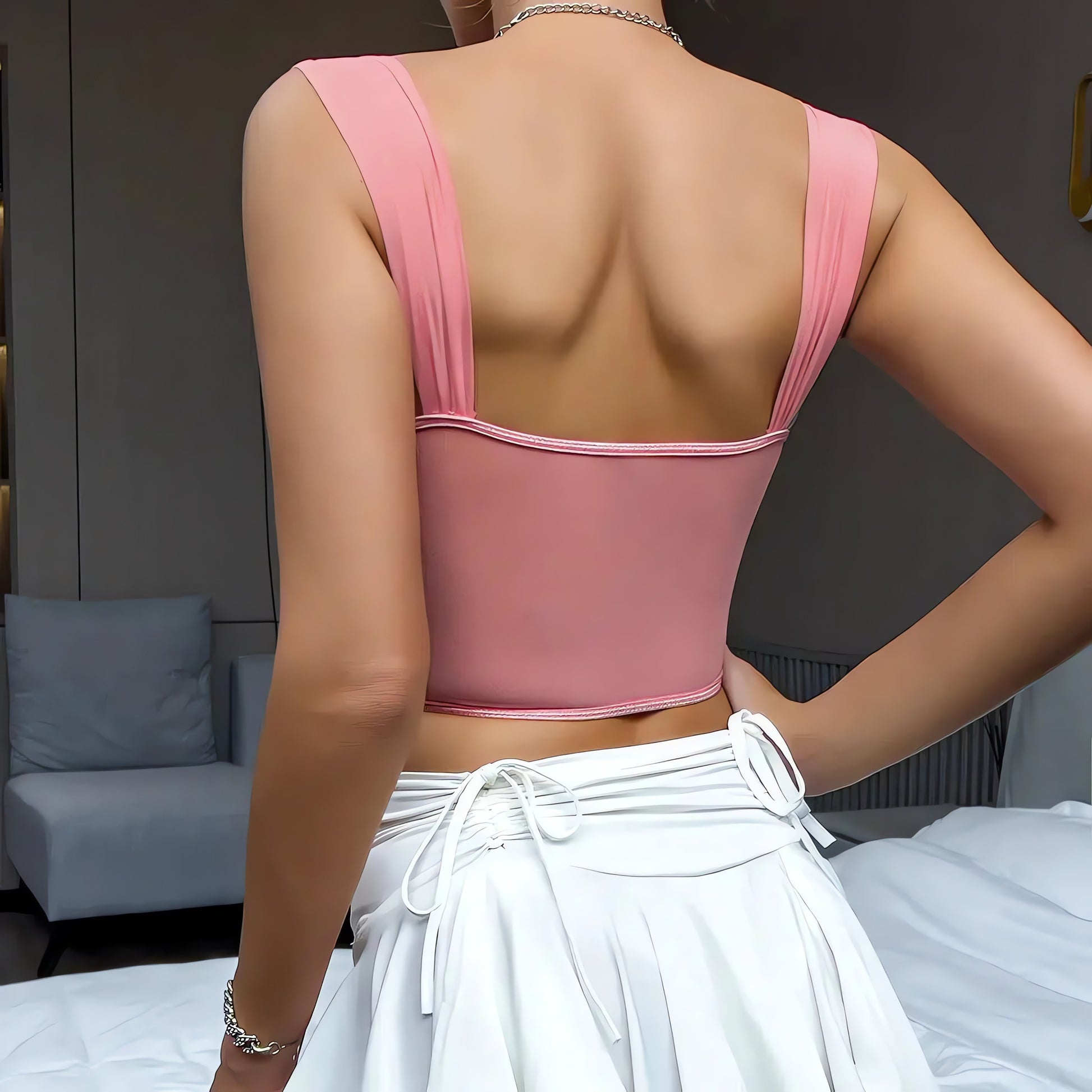 Pink Corset Top - KAYSMAR