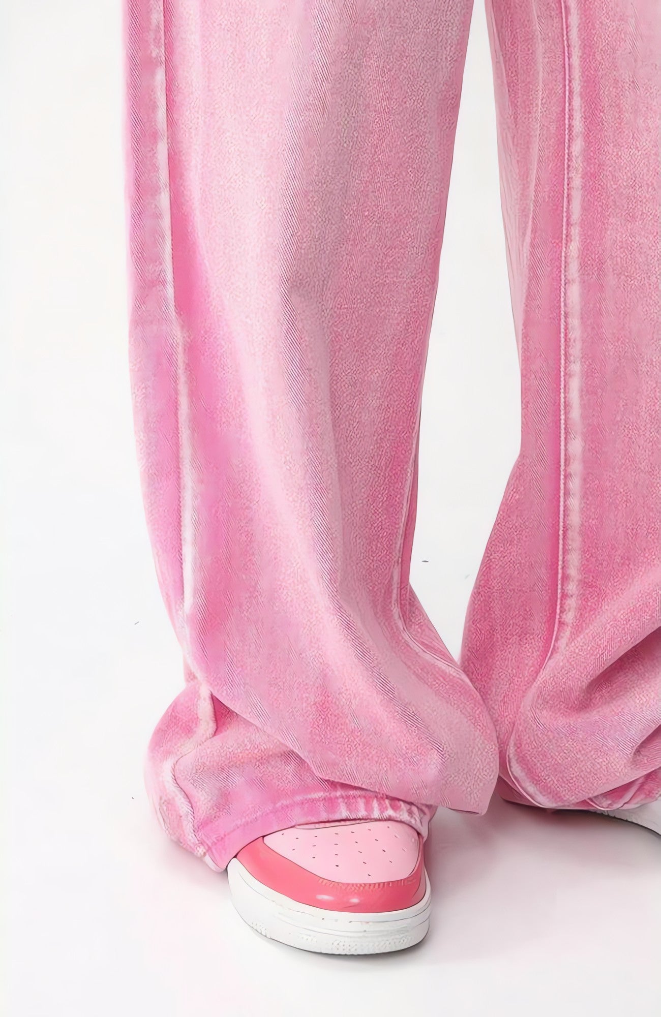 Pink Denim Jacket & Pants Two Piece Set - KAYSMAR