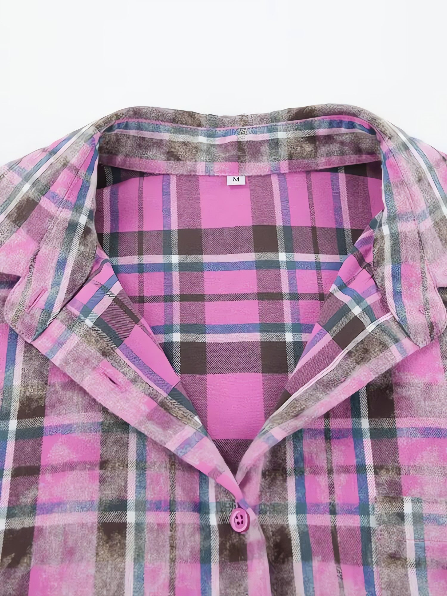 Pink Plaid Shirt - KAYSMAR