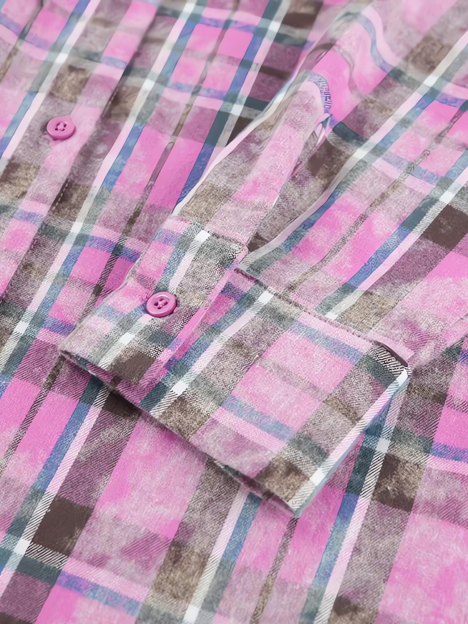 Pink Plaid Shirt - KAYSMAR