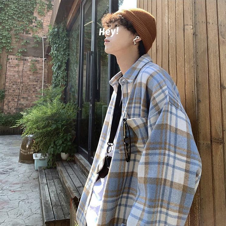 Plaid Flannel Men Shirt - KAYSMAR