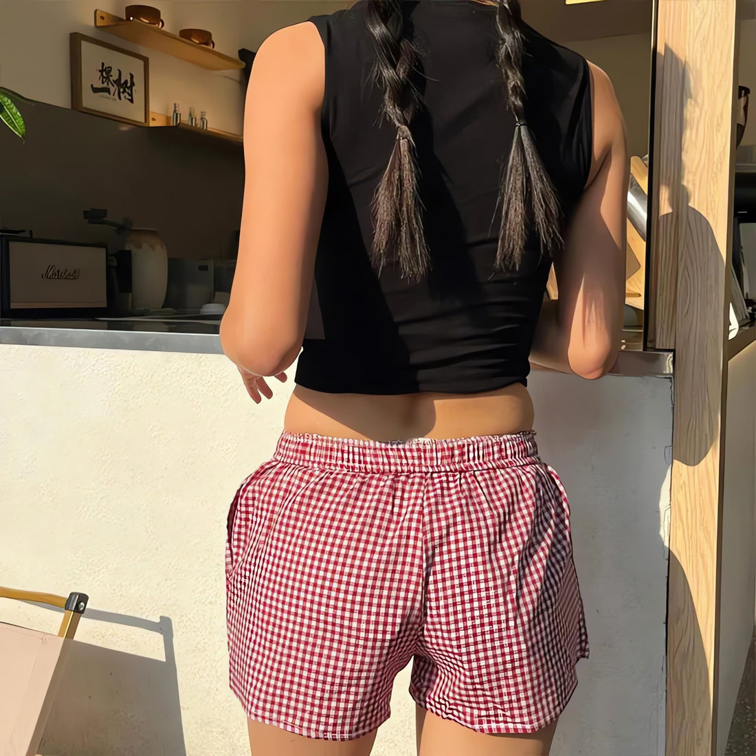 Plaid Boxer Shorts - KAYSMAR