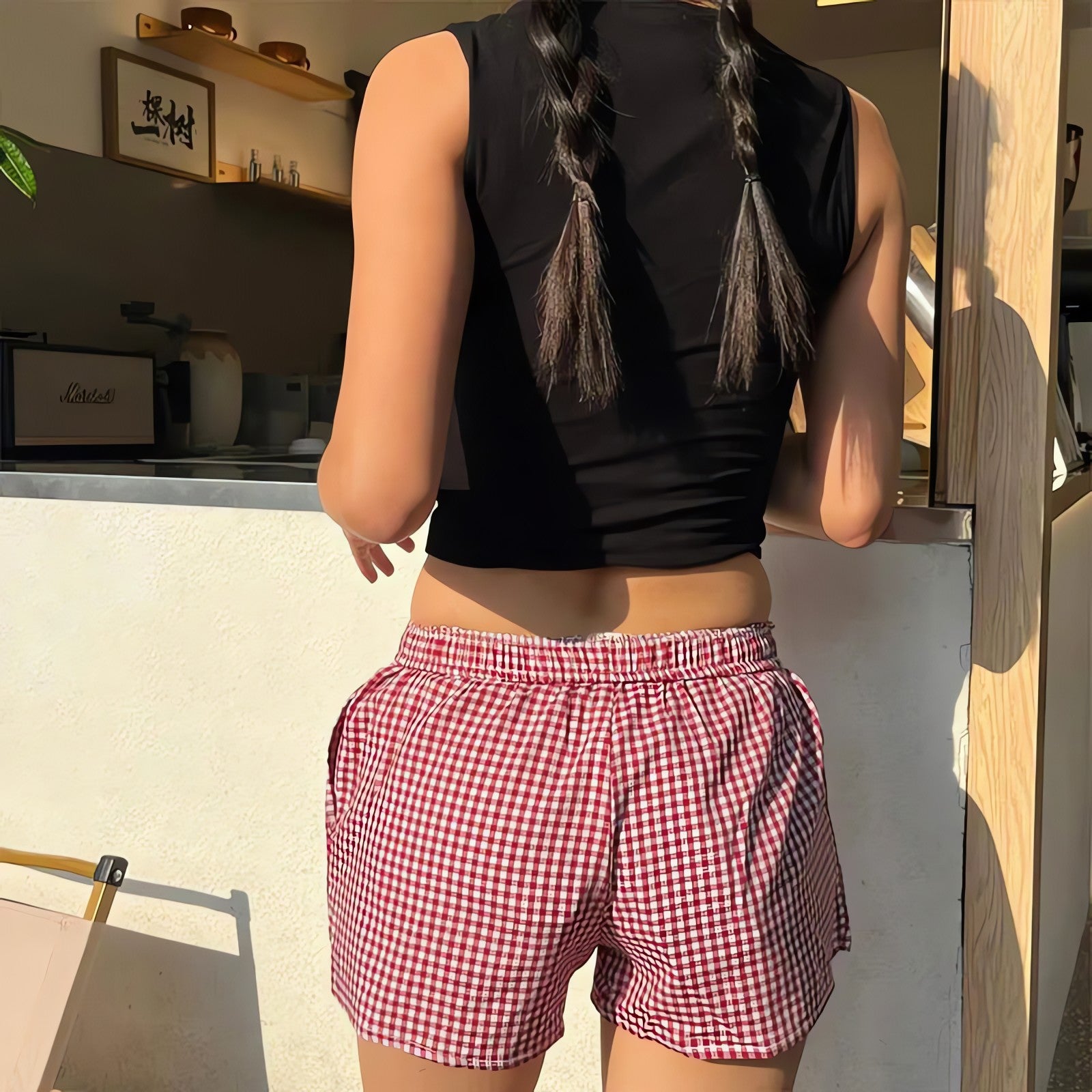 Plaid Boxer Shorts - KAYSMAR