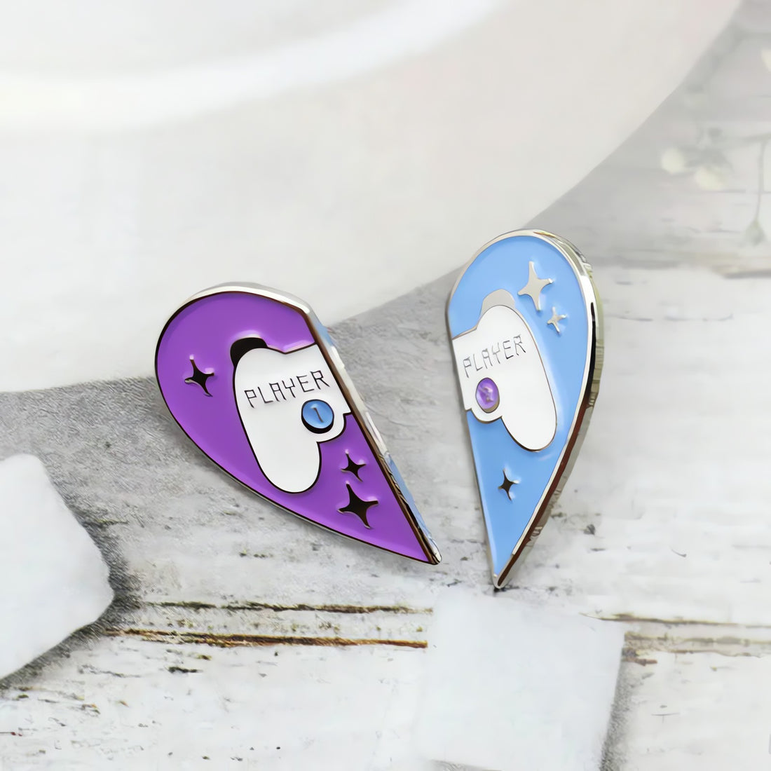 Players Heart Shaped Pins - KAYSMAR