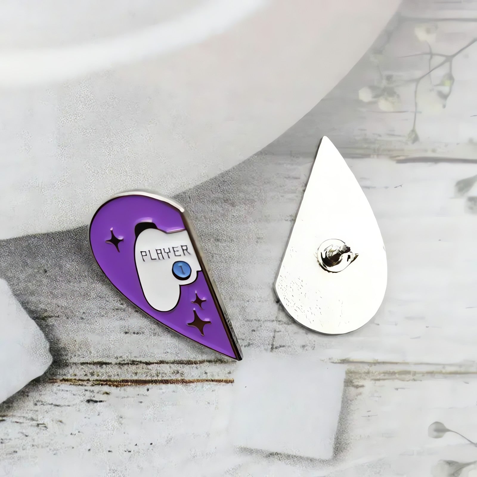 Players Heart Shaped Pins - KAYSMAR