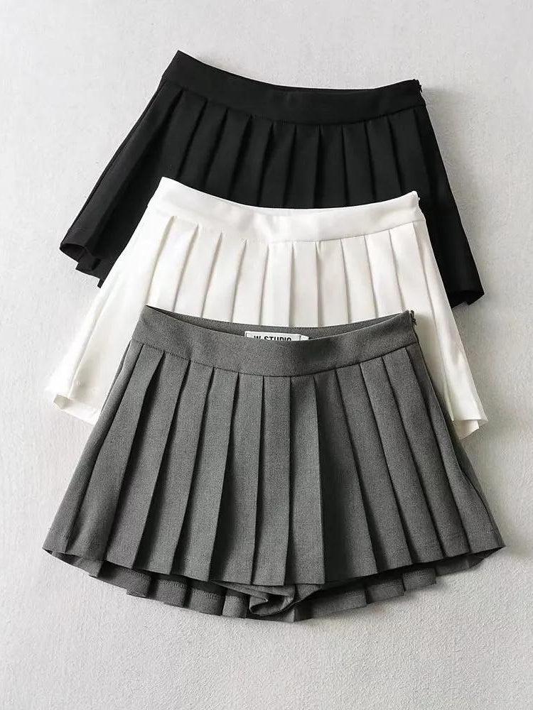 Pleated Mini School Skirt - KAYSMAR