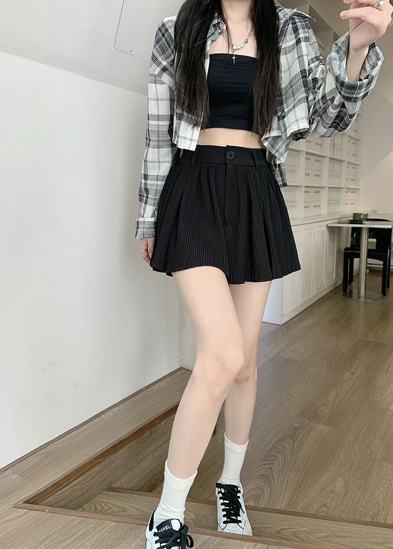 Pleated Mini Skort - KAYSMAR