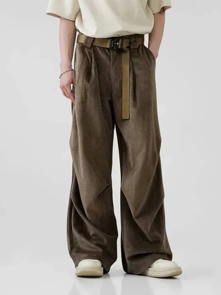 Pleated Wide Leg Pants - KAYSMAR