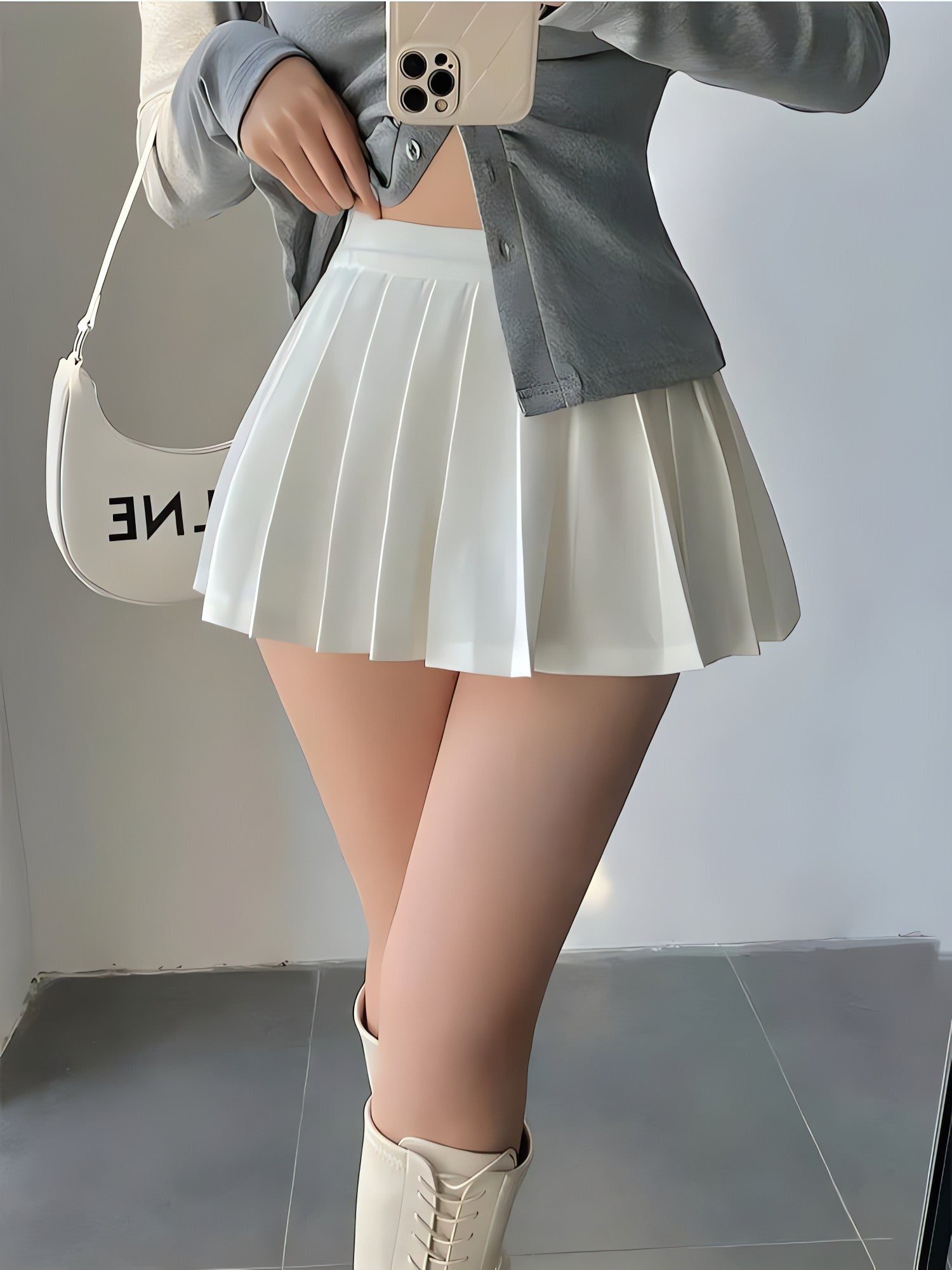 Pleated Tennis Mini Skirt - KAYSMAR