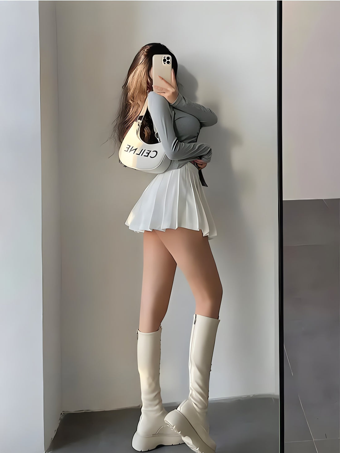 Pleated Tennis Mini Skirt - KAYSMAR