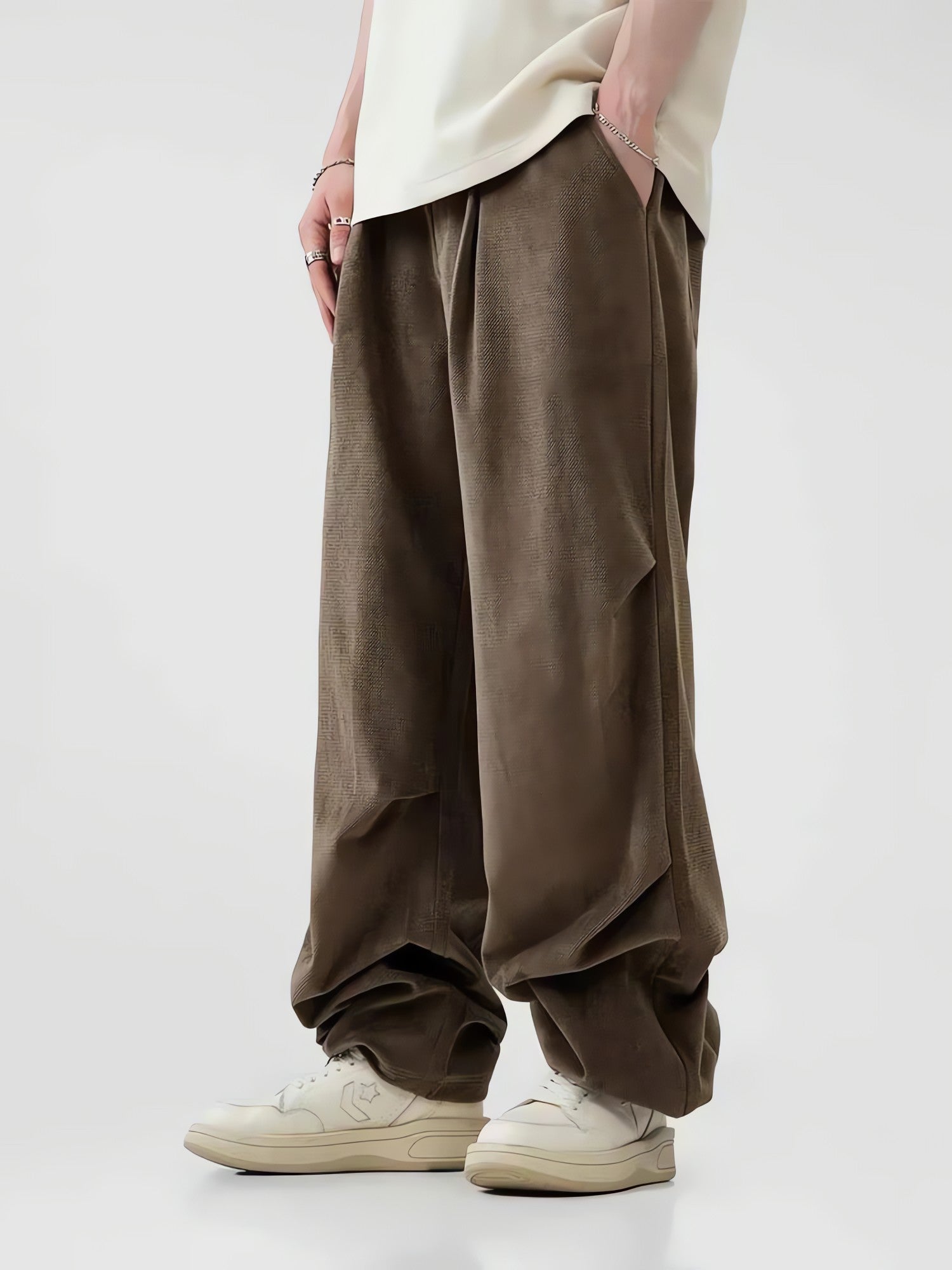 Pleated Wide Leg Pants - KAYSMAR