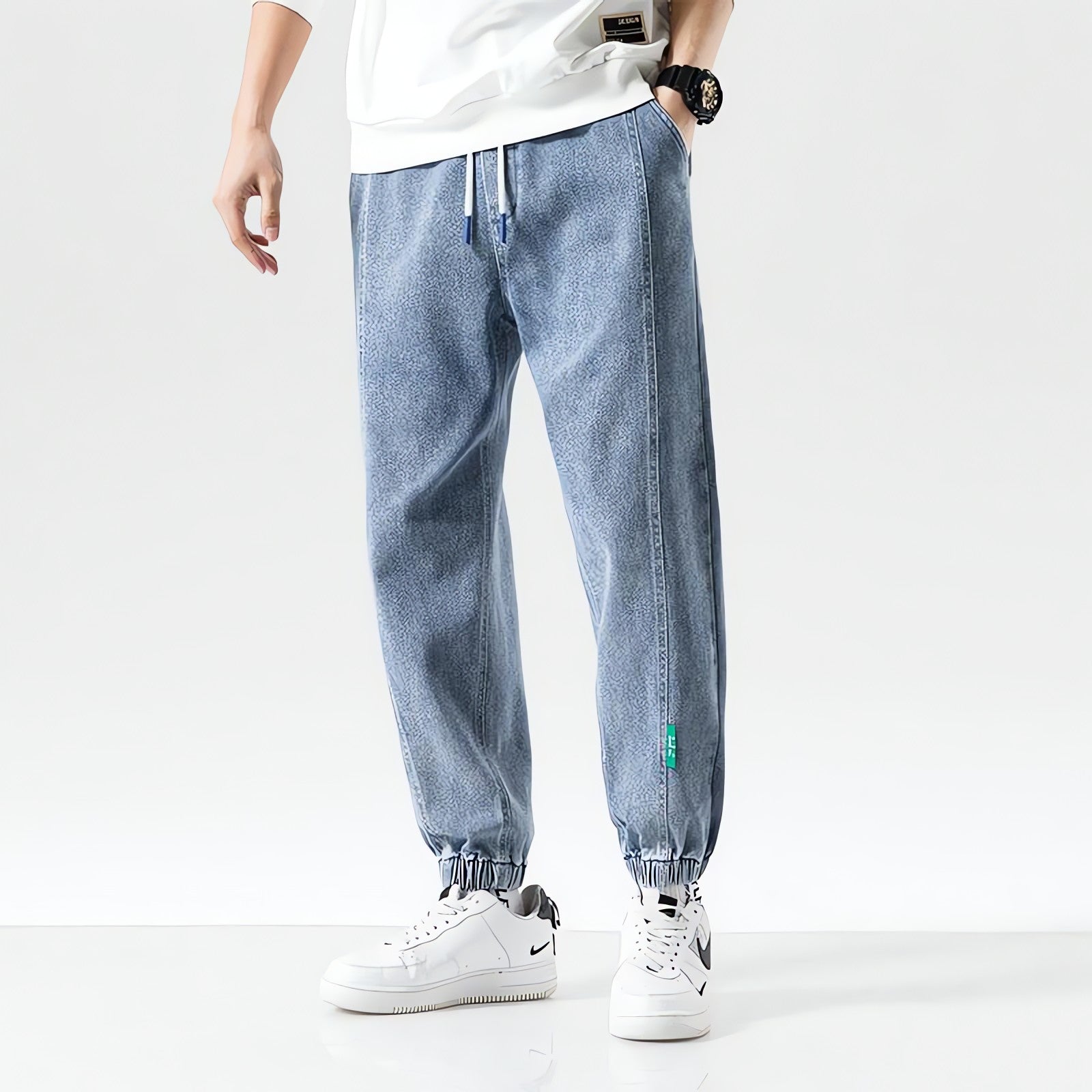 Plus Size Casual Jogger Jeans - KAYSMAR