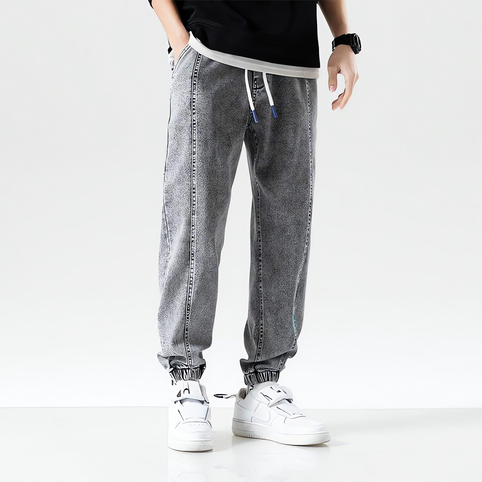 Plus Size Casual Jogger Jeans - KAYSMAR