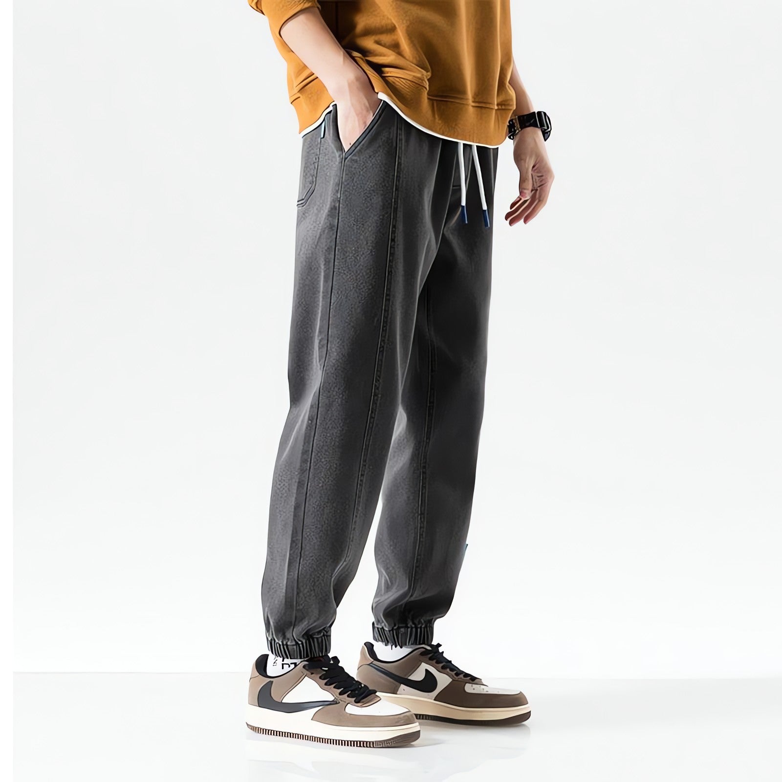 Plus Size Casual Jogger Jeans - KAYSMAR