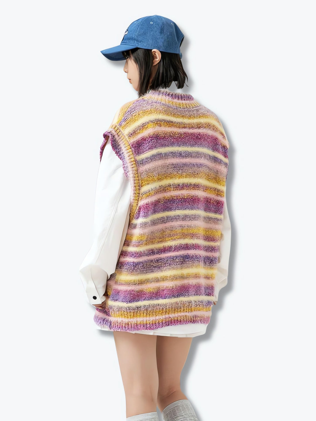 Plush Knitted Cardigan Vest - KAYSMAR