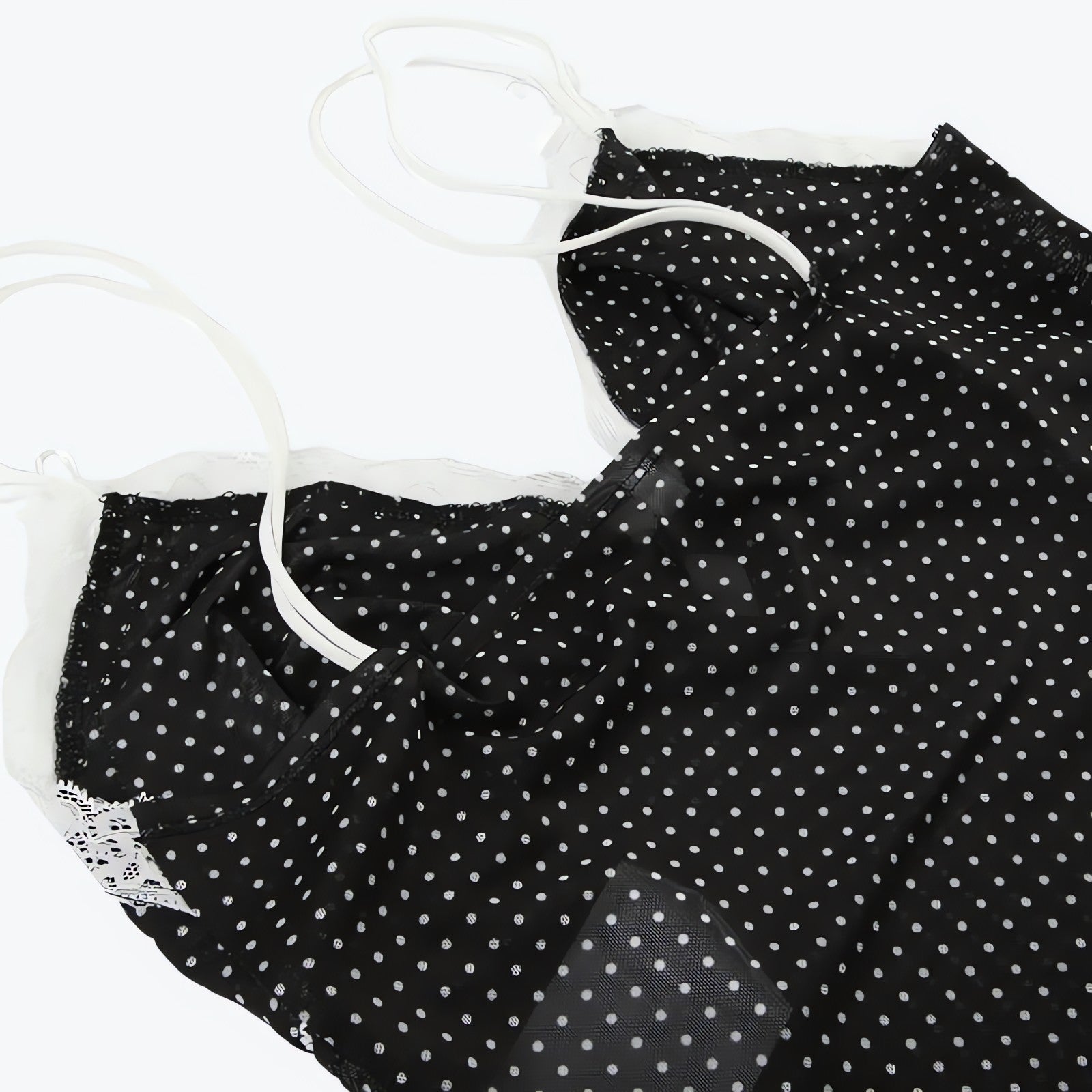 Polka Dot Mesh Top - KAYSMAR