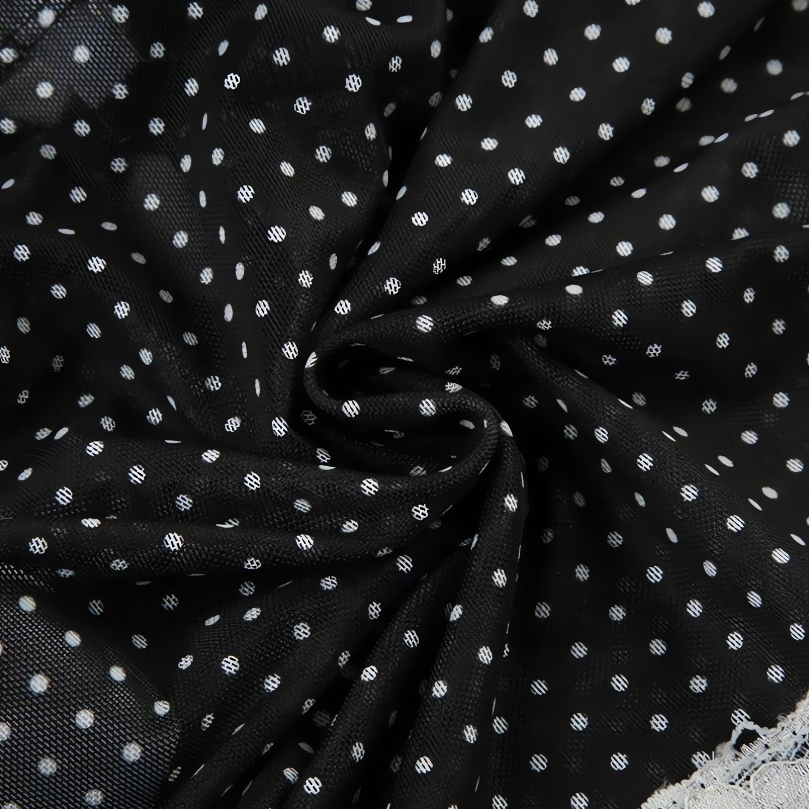 Polka Dot Mesh Top - KAYSMAR