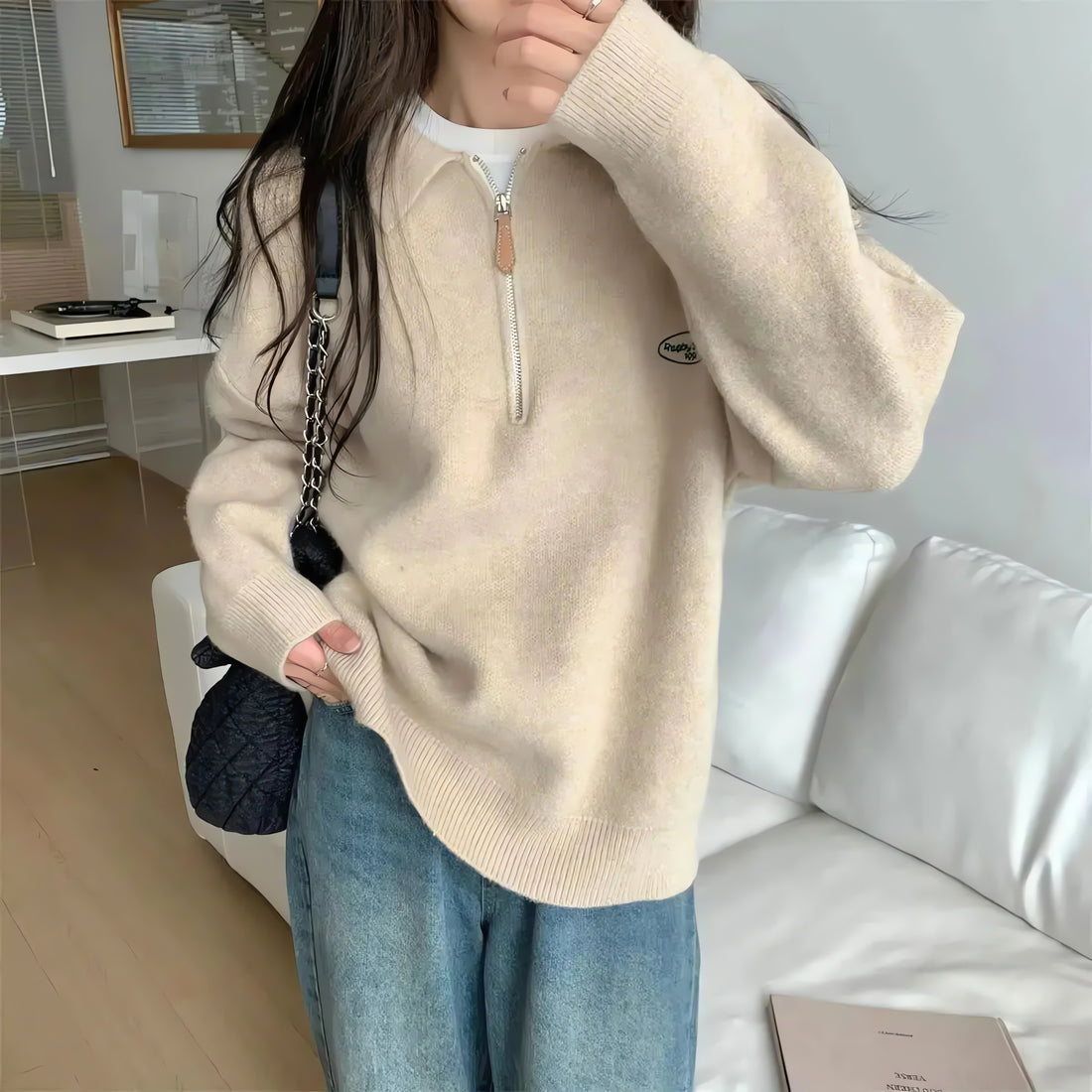 Polo Collar Sweater - KAYSMAR